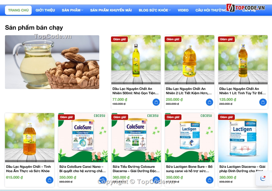 Giao diện đẹp,chuẩn SEO,Code Shop Bán Hàng Online,Chuẩn mobile,responsive 100%